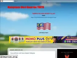 Sites similar to malaysiansmustknowthetruth.blogspot.com