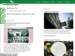 Sites similar to malaysianvegan.com