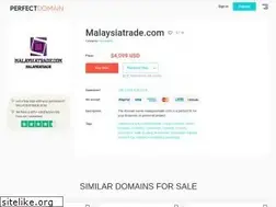 Sites similar to malaysiatrade.com