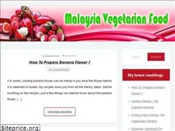 Sites similar to malaysiavegetarianfood.com