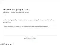 Sites similar to malcontent.typepad.com
