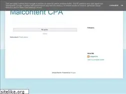 Sites similar to malcontentcpa.blogspot.com