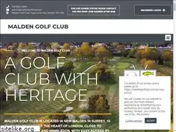 Sites similar to maldengolfclub.com
