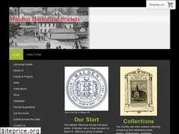 Sites similar to maldenhistoricalsociety.org