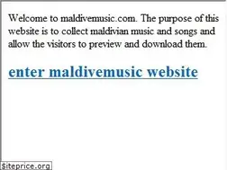 Sites similar to maldivemusic.com