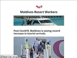 Sites similar to maldivesresortworkers.wordpress.com