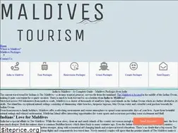 Sites similar to maldivestourism.in