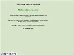 Sites similar to maldon.info