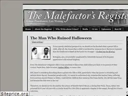 Sites similar to malefactorsregister.com
