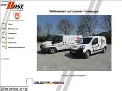 Sites similar to maler-hose.de