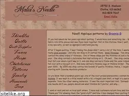 Sites similar to maliasneedle.com