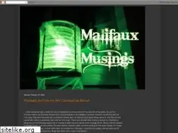 Sites similar to malifauxmusings.com