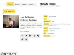 Sites similar to malindaprasad.com