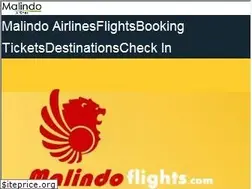 Sites similar to malindoairlines.com