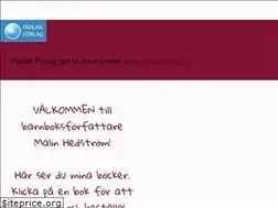 Sites similar to malinhedstrom.com