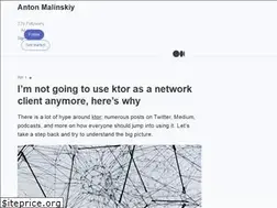 Sites similar to malinskiy.medium.com