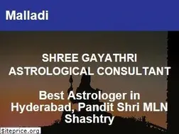 Sites similar to malladiastrologer.net