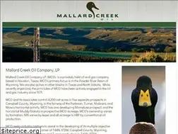Sites similar to mallardcreekoil.com