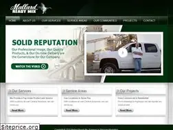 Sites similar to mallardreadymix.com