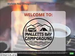 Sites similar to mallettsbaycampground.com