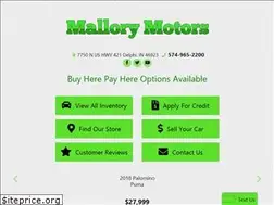 Sites similar to mallorymotorsinc.com