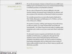 Sites similar to maloneaccountants.ie