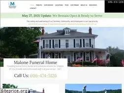 Sites similar to malonefuneralhome.com