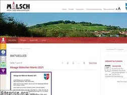 Sites similar to malsch-weinort.de