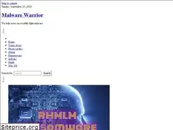 Sites similar to malwarewarrior.com