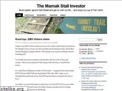 Sites similar to mamakstallinvestor.wordpress.com