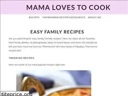 Sites similar to mamalovestocook.com