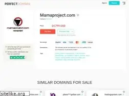 Sites similar to mamaproject.com