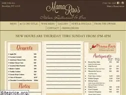 Sites similar to mamaraosrestaurant.com