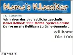 Sites similar to mamas-klassiker.de