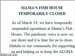 Sites similar to mamasfishhouse.com