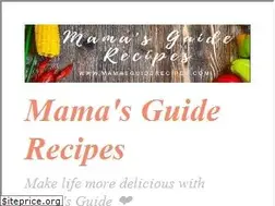 Sites similar to mamasguiderecipes.com