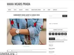 Sites similar to mamawearsprada.com