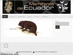 Sites similar to mamiferosdelecuador.com