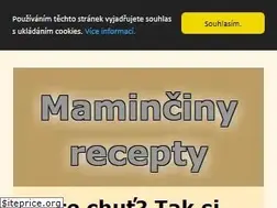 Sites similar to mamincinyrecepty.cz