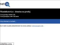 Sites similar to maminkatovi.cz