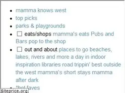 Sites similar to mammaknowswest.com.au