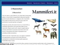 Sites similar to mammiferi.it