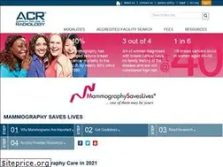 Sites similar to mammographysaveslives.org
