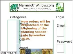 Sites similar to mammothwillow.com