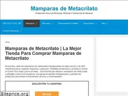 Sites similar to mamparasprotectorasdemetacrilato.es