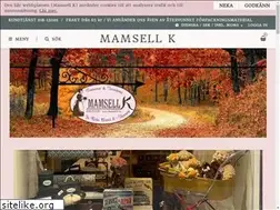 Sites similar to mamsellk.se