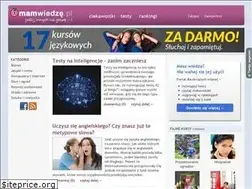 Sites similar to mamwiedze.pl