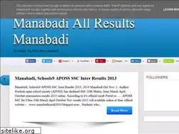 Sites similar to manabadiresults2013.blogspot.com
