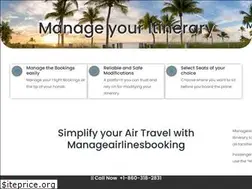 Sites similar to manageairlinesbooking.com
