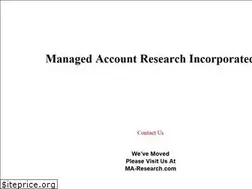 Sites similar to managedaccountresearch.com